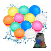 Magnetic Water Balloons Reusable Splash Ball, Summer Party Games (12 PCS)